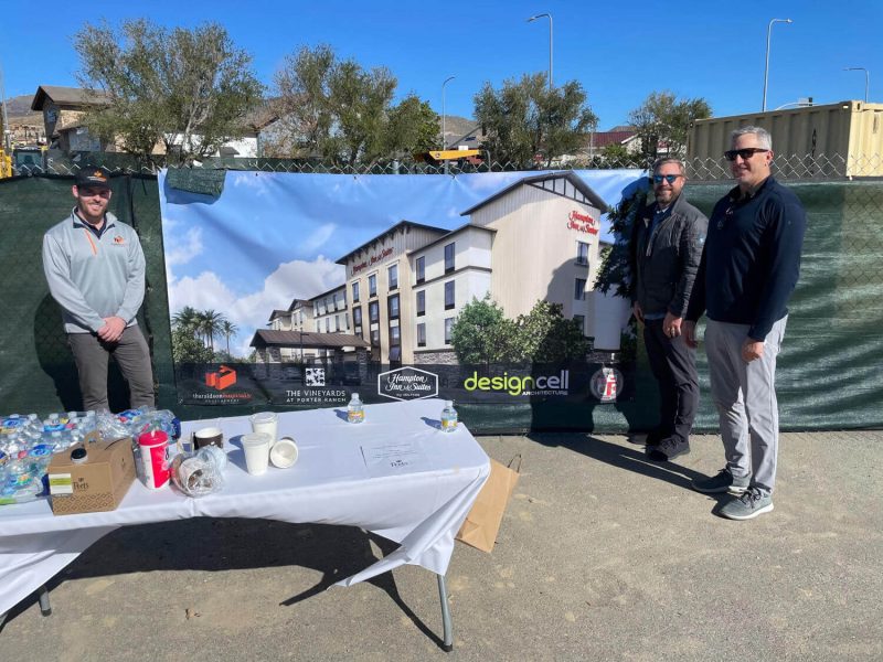  Hampton Inn & Suites Porter Ranch Breaks Ground