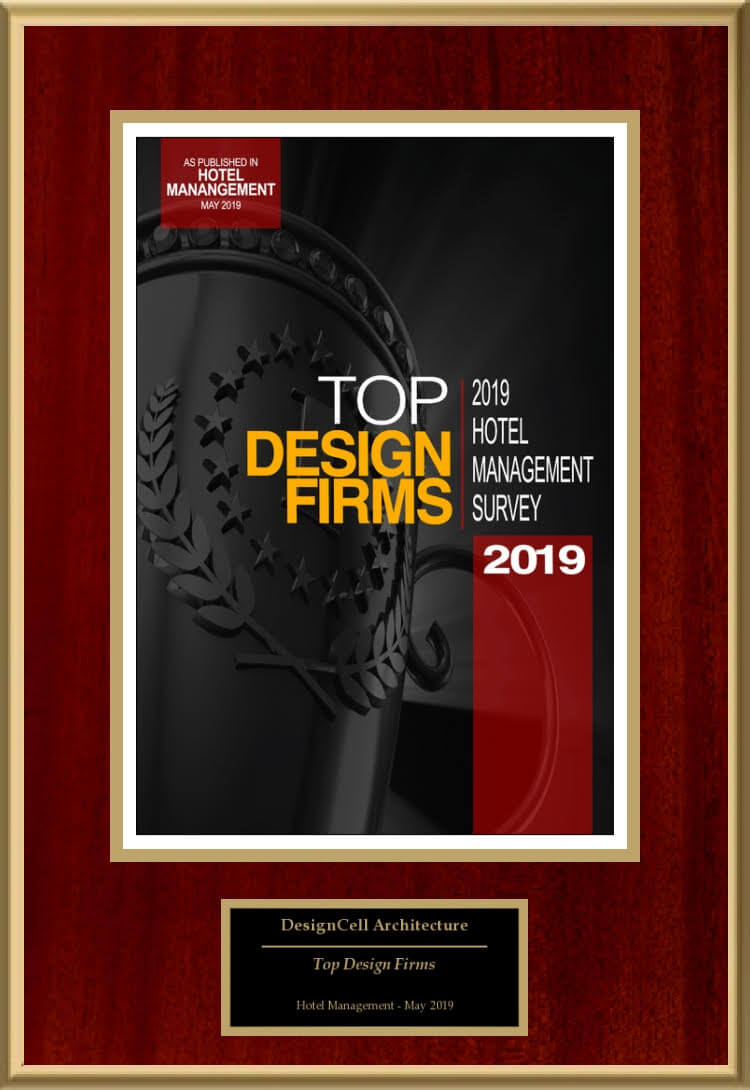 Listed Among Top Design Firms in Hotel Management